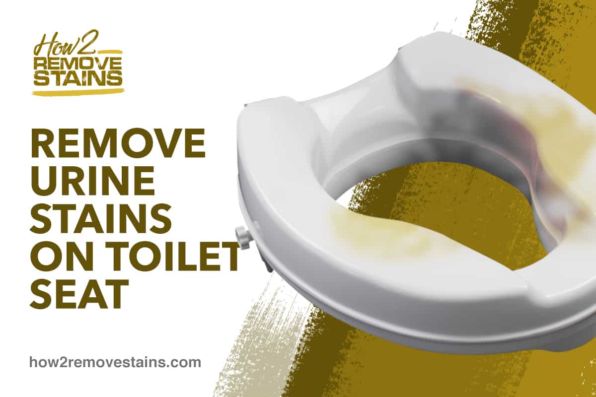 Wie man Urinflecken auf dem Toilettensitz entfernt