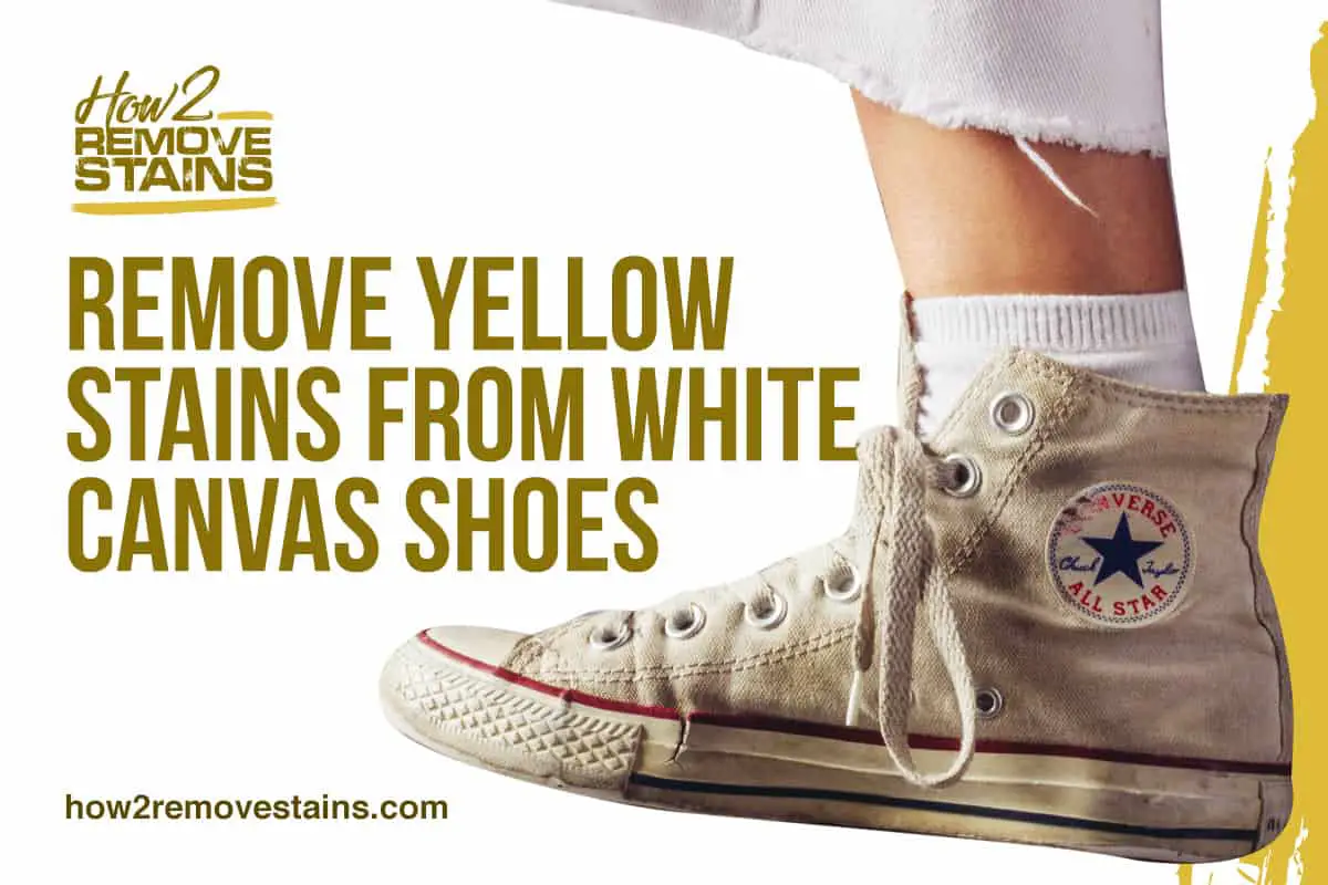 Wie man gelbe Flecken auf Schuhen entfernt