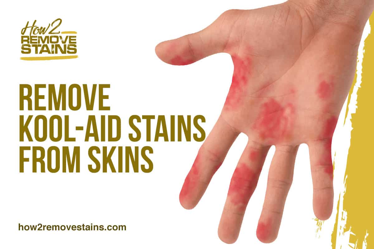 Wie man Kool-Aid-Flecken von der Haut entfernt